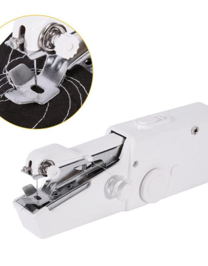 Handheld Sewing Machine, Sewing Machines Portable Mini Manual Sewing Machine Handy Needlework Tool Mini Sewer Machine Hand Stitcher Sewing Machine