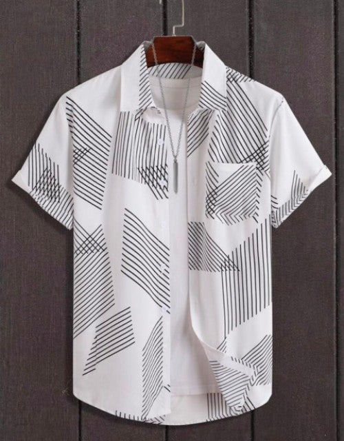 Men Regular Fit Printed Casual Shirt